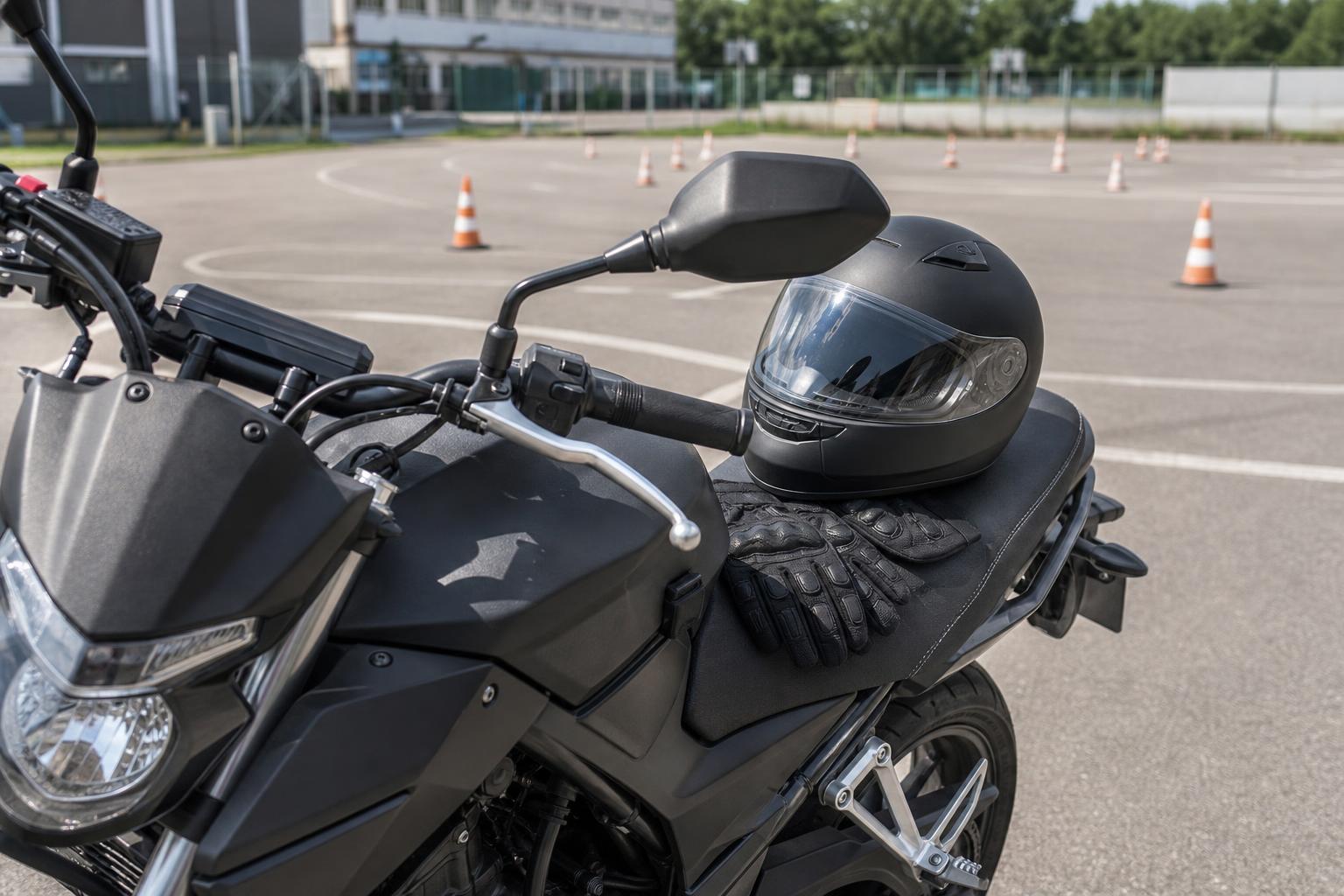 A2 kategóriás motorkerékpár vezetői vizsgára alkalmas gyakorlópályán