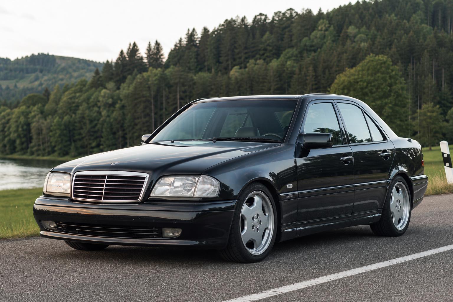 Mercedes-Benz C 36 AMG W 202 visszafogott megjelenésű klasszikus sportlimuzin