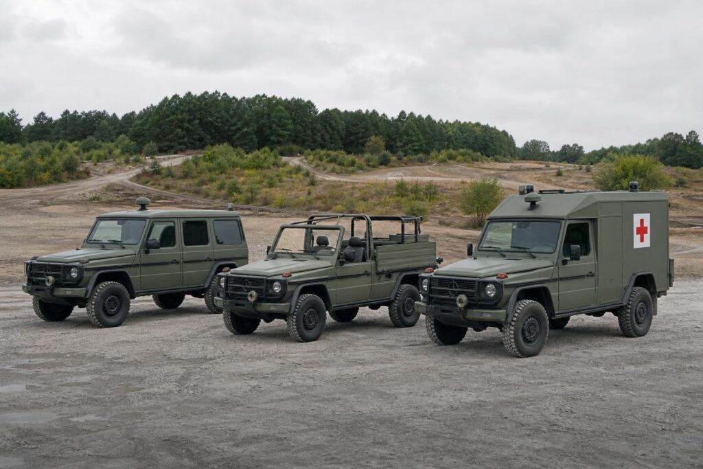 Katonai Mercedes G-osztály alapú járművek a Rheinmetall Wolf Pack kínálatában