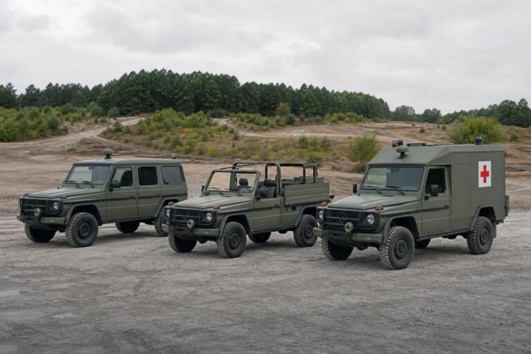 Katonai Mercedes G-osztály alapú járművek a Rheinmetall Wolf Pack kínálatában