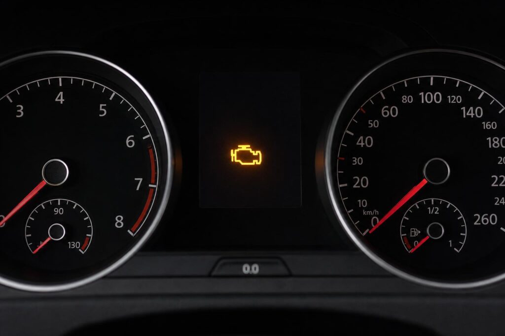 Meleg motor kattogásának lehetséges forrása a szelepfedél és a motor felső részének közelképén