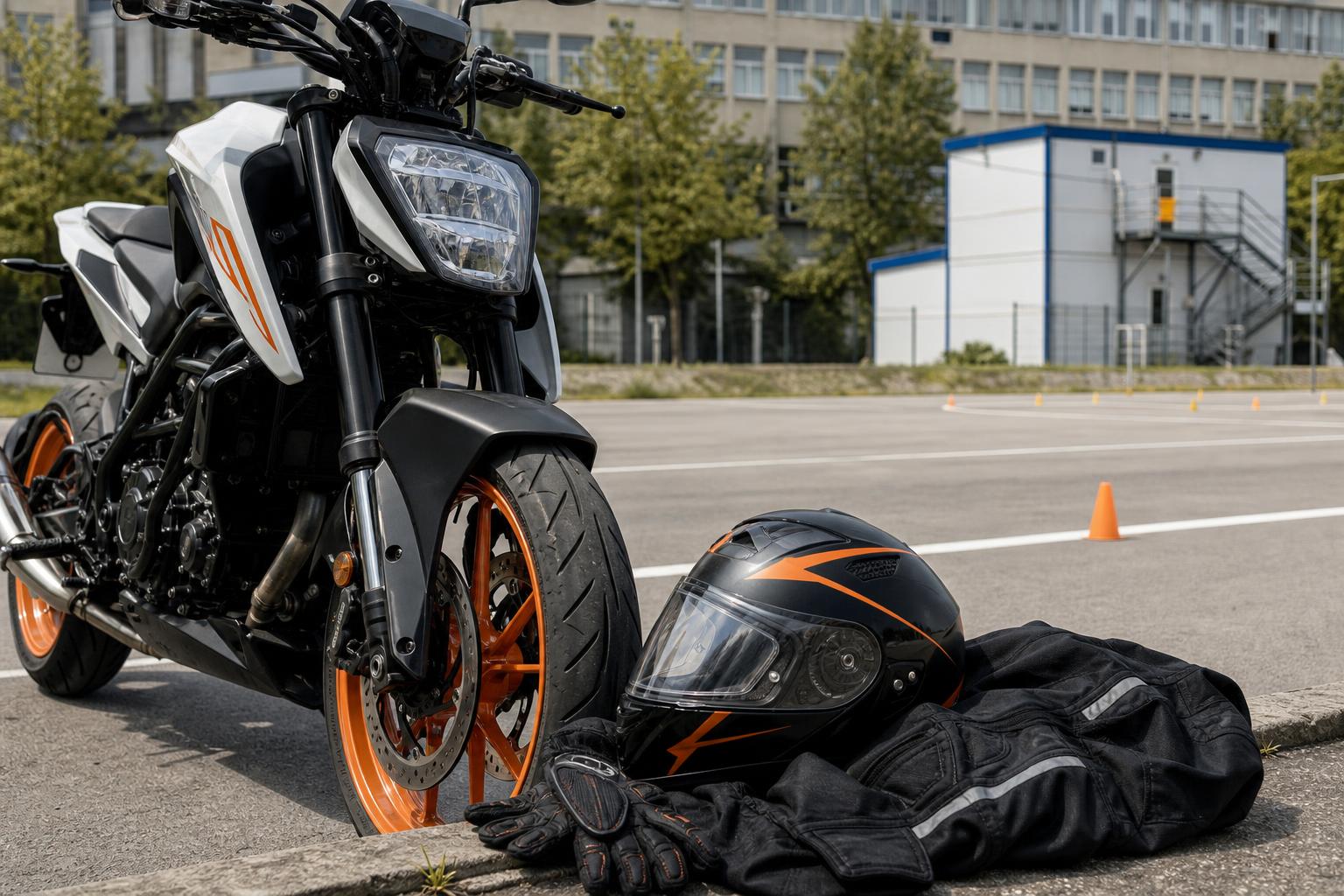 Tanulómotorkerékpár és motoros védőfelszerelés kategóriabővítéshez