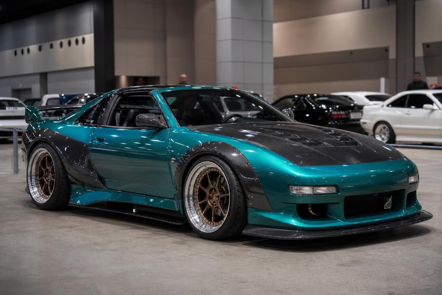 Türkiz Nissan Z Kaze Concept T-Top tetővel és különleges NISMO felniken