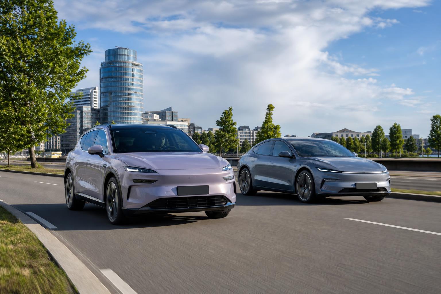 BYD és Tesla jellegű elektromos autók európai úton