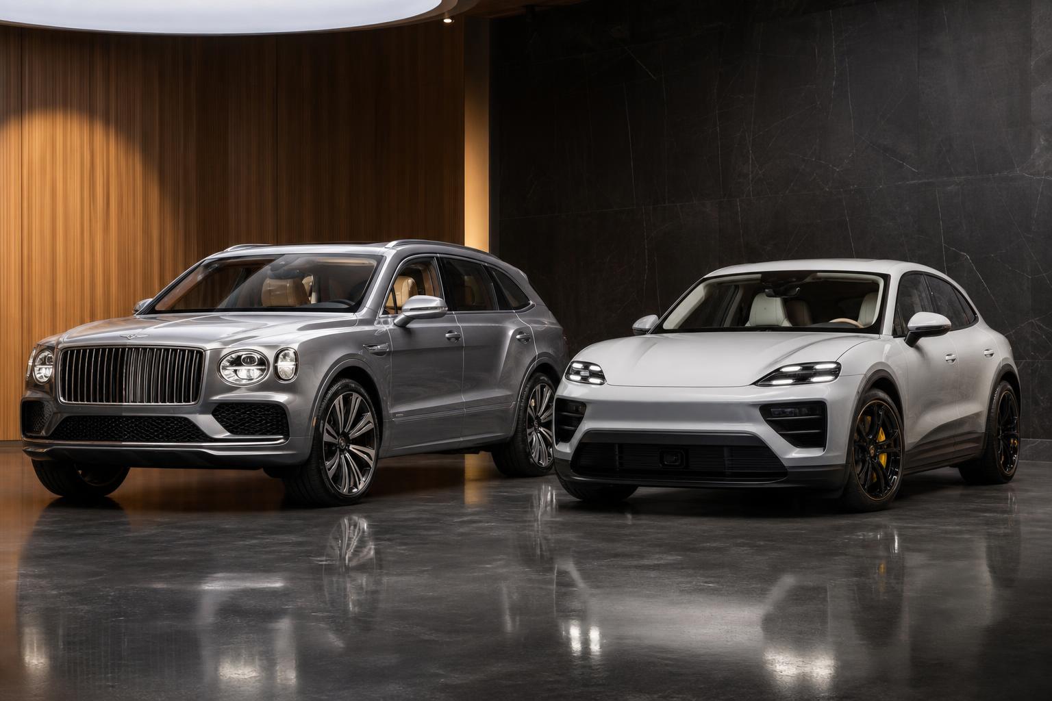 A Bentley Torcal és a Porsche Cayenne Turbo Electric elektromos SUV-k összehasonlítása