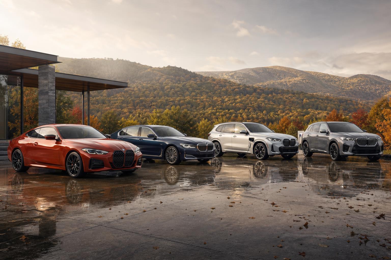 Frissített BMW modellek új motorokkal és fekete sportcsomaggal