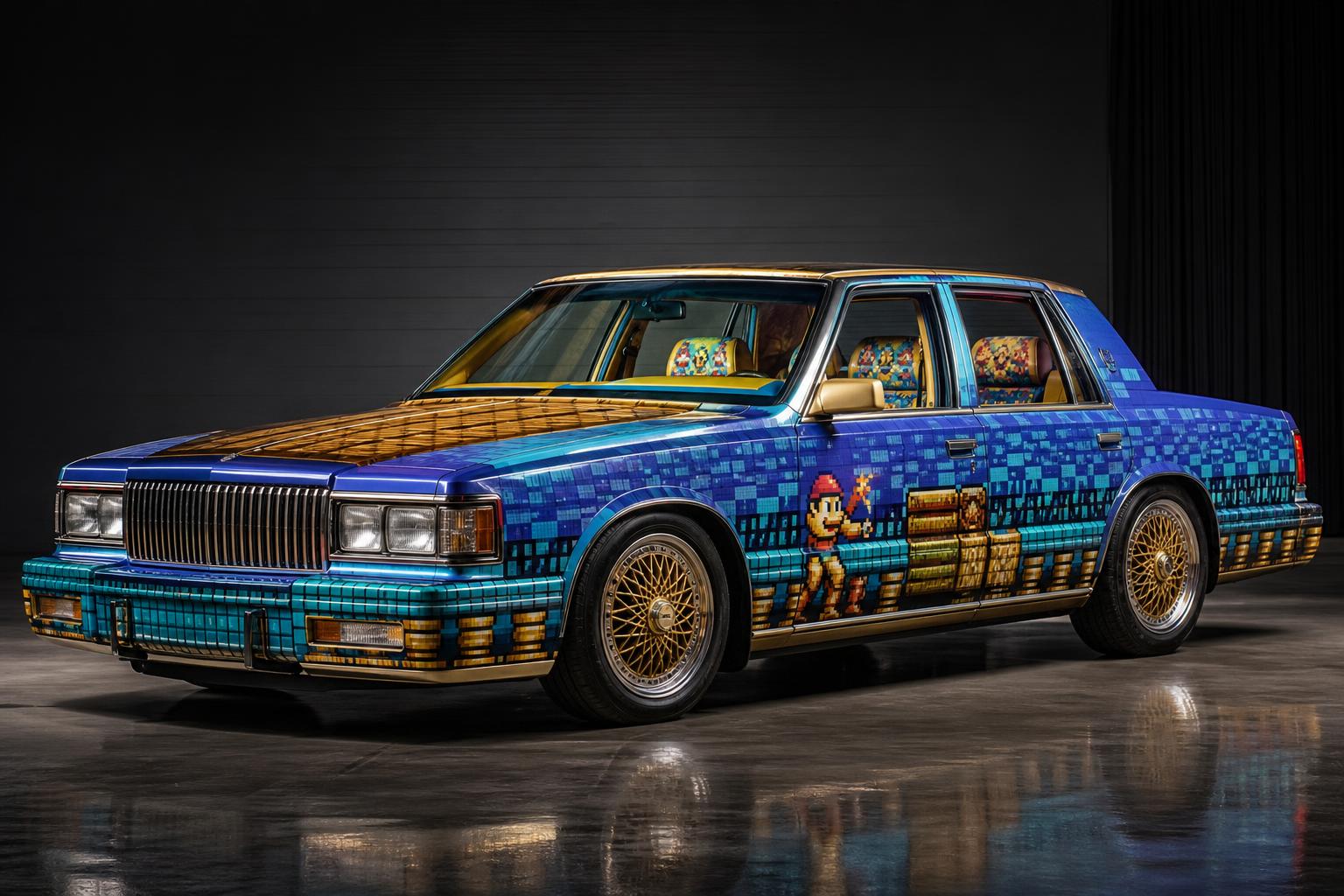 A Street Fighter játék ihlette egyedi, pixelgrafikás Lexus