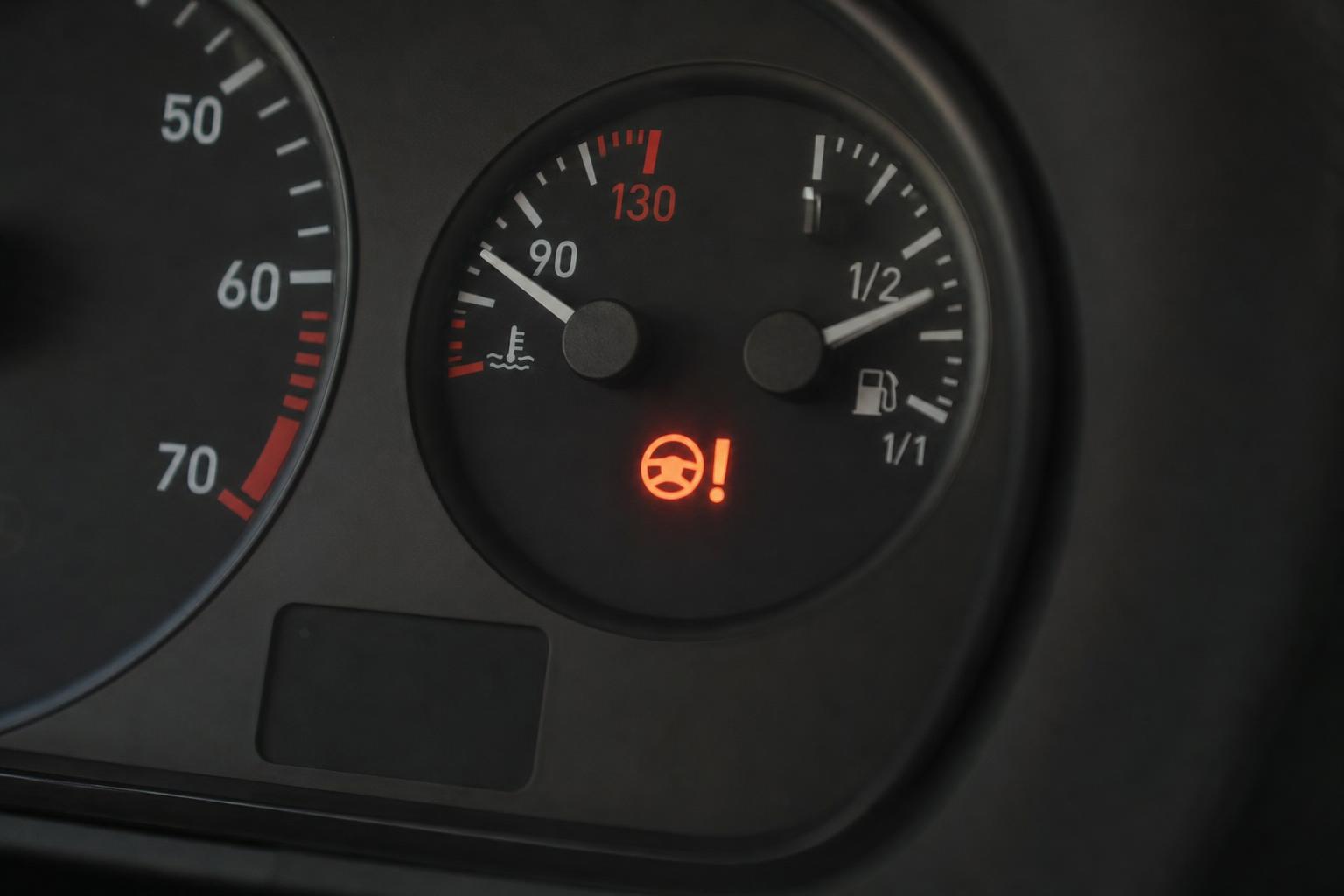 Hidraulikus szervokormány-pumpa és folyadéktartály hideg motor közelében